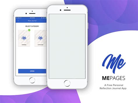 Mepages - Personal Journal App by Capermint on Dribbble