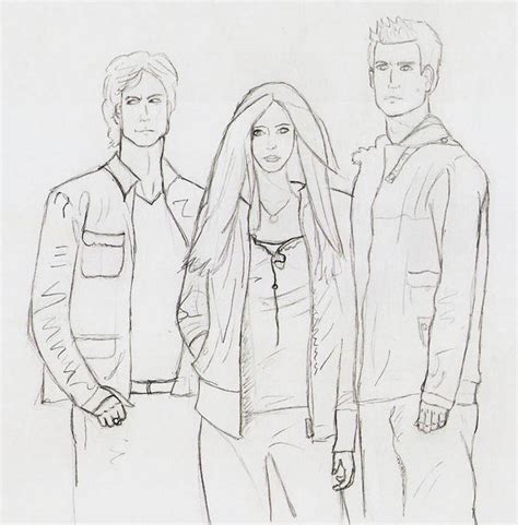 Vampire Diaries Sketch By Orlissa On Deviantart