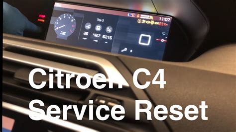 Step By Step Guide Resetting The Service Indicator On Your Citroen C