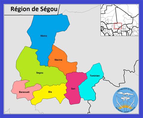 Carte De La R Gion De S Gou