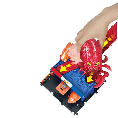 Hot Wheels City Pista Inamicilor Sectia De Politie Superheroes Toyszone Eurostoc Ro