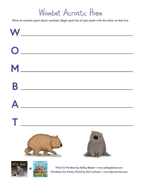 Wombats On The Dynamic Book Duos Blog