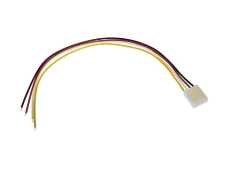 Molex 2510 Pitch 2 54mm 4 Pin Female Connector W 20cm Leads Solarbotics Ltd