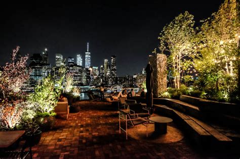 Enjoy the view from 1 Hotel Brooklyn Bridge and Harriet's Rooftop!