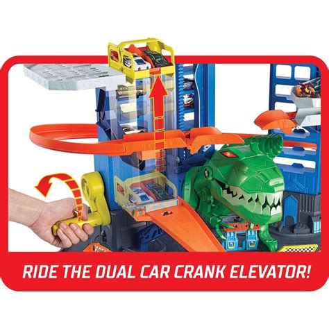 Hot Wheels City Gar S T Rexem Max Kovy Hra Ky