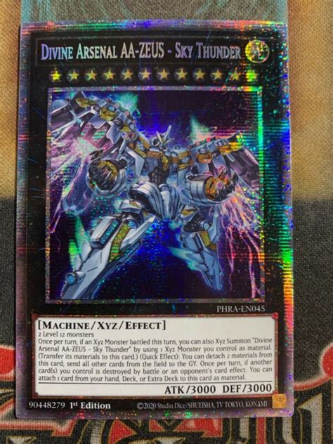 Collectible Card Games Sky Thunder Ultra Rare Mp21 En195 Yugioh Divine Arsenal Aa Zeus