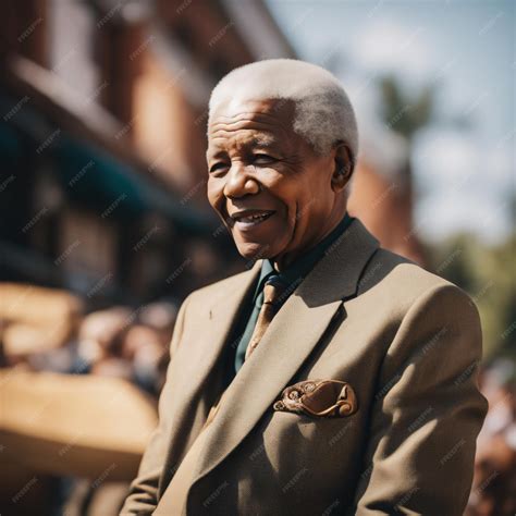 Premium Ai Image Nelson Mandela Portrait Picture