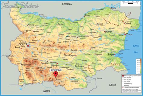 Pamporovo Map Bulgaria - TravelsFinders.Com