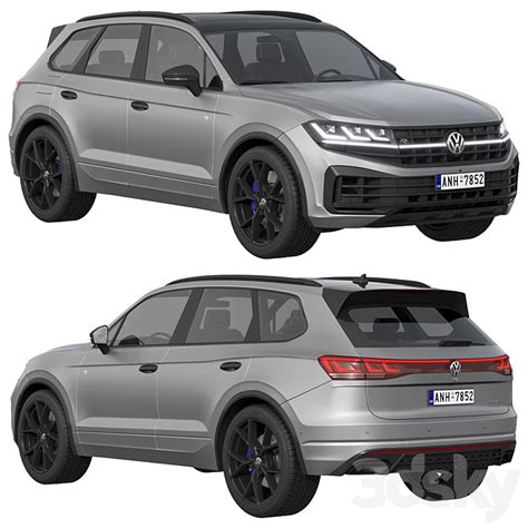 Volkswagen Touareg R Ehybrid 2024 Transport 3d Model