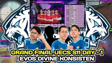 FULL HIGHLIGHT EVOS DIVINE GRAND FINAL UECS SEASON 11 DAY 1 YouTube