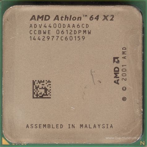 AMD Athlon 64 X2 4400+ (Toledo) - Hardware museum