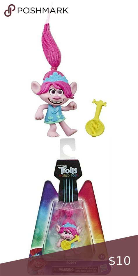 Poppy Hasbro Trolls World Tour 2.5 Figure | Poppy doll, Poppies, Hasbro