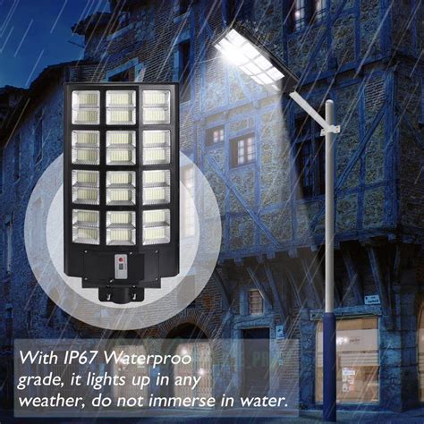 W Led Luz Solar Para Exterior Luces Jardin Focos Lampara Solares De