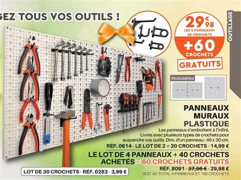 Promo Panneaux Muraux Plastique Chez Shopix Icatalogue Fr