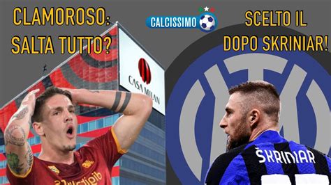 Clamoroso Zaniolo Milan Salta Tutto Skriniar Se Ne Va L Inter Ha