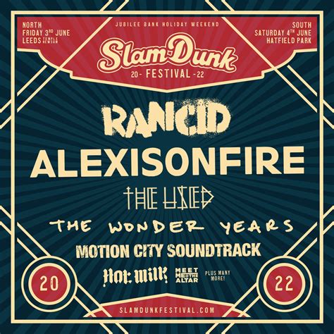 Slam Dunk Festival Announce Seven New Bands For 2022 Distorted Sound