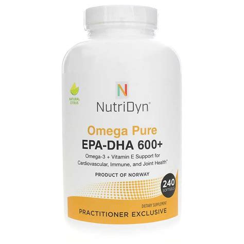 Omega Pure EPA-DHA 600+, NutriDyn