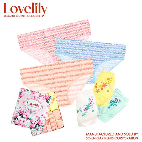 Lovelily IN Kristen Collection Cotton Rich Bikini Inside Garter Panty Shopee Philippines