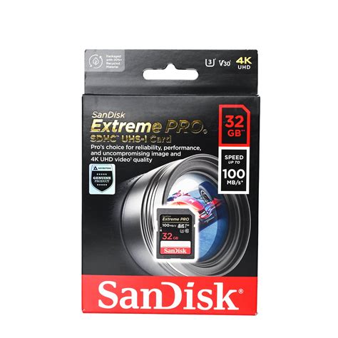 Sandisk Extreme Pro Sdhc Uhs I Card 32gb 100mbps Specialist