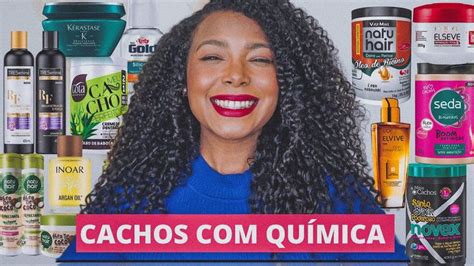 MEUS PRODUTOS FAVORITOS PARA CABELO CACHEADO E CRESPO QUÍMICA