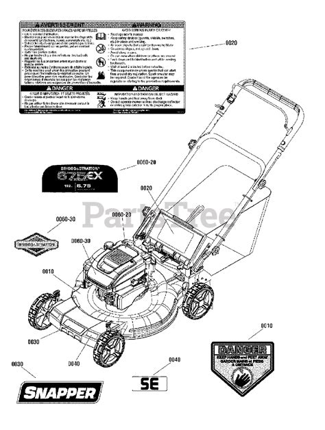 Snapper Self Propelled Mower Parts Diagram Snapper Propelled