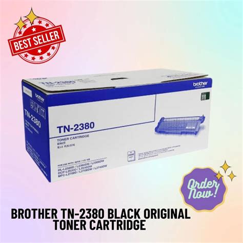 Brother Tn 2380 Black Original Toner Cartridge Lazada Ph