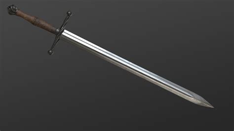 Realistic Medieval Sword free VR / AR / low-poly 3D model | CGTrader