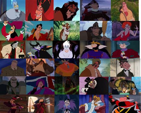 Disney Villains List by RikyTheLion on DeviantArt