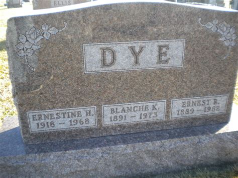 Blanche Katherine McKibben Dye 1891 1973 Mémorial Find a Grave