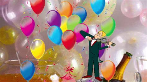 С днем рождения музыкальная открытка - YouTube