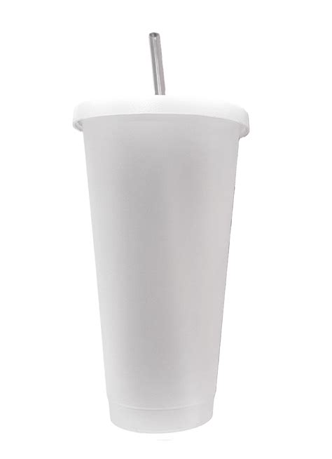 Vasos Eco Xl Cc Trasl Cido Con Tapa Y Sorbete Taller Creativo