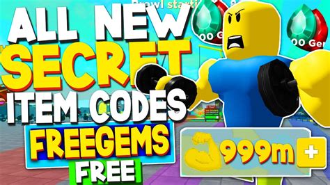 All New Secret Codes In Weight Lifting Simulator Codes Weight