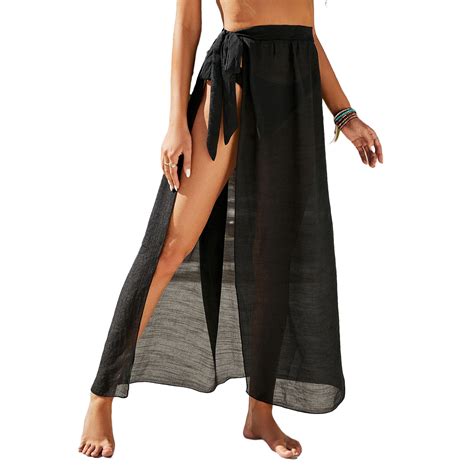 Mubineo Women Bikini Cover Ups Tie Up Beach Wrap Skirt Bathing Suit