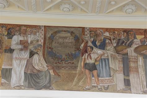 Pavilion Of Belarus Socialist Realism Fresco Motto Fo Flickr