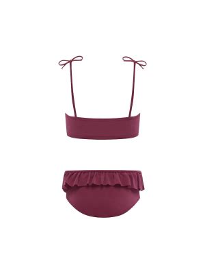 Skyeandstaghorn Banjo Bikini Set Bordeaux Autumn