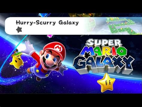 Super Mario Galaxy Walkthrough Hurry Scurry Galaxy Youtube