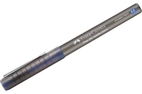 Ручка-роллер Faber-Castell free ink needle синяя, 0.5 мм, одноразовая ...