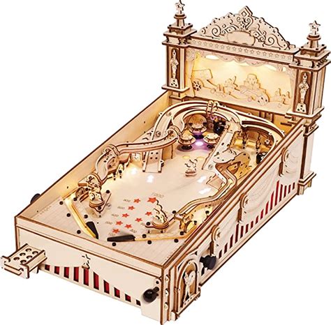 Amazon Rowood Wooden Puzzles 3D Pinball Machine Mechanical Model