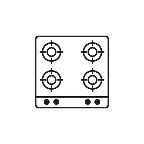 stove icon vector 26547139 Vector Art at Vecteezy