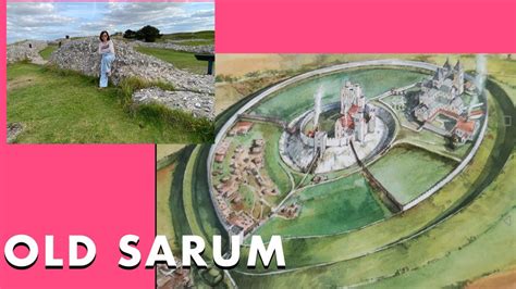 Old Sarum The Abandoned Medieval City Ruins Of Royal Castle And