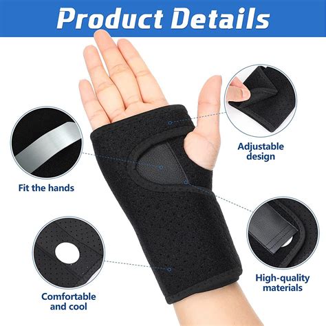 Carpal Tunnel Wrist Braces Night Support Splint For Pain Relief