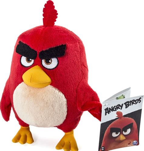 778988218143 Angry Birds Мягкая игрушка Птица Red 20 см