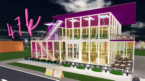 Magenta Mega Plot Modern Restaurant In Restaurant Tycoon 2 Roblox