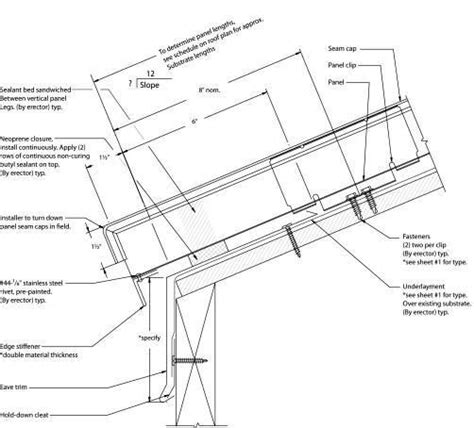 Standing Seam Metal Roof Eave Details - 12.300 About Roof