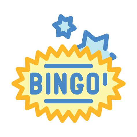 Bingo Game Color Icon Vector Isolated Illustration 8305733 Vector Art