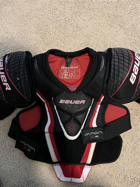 Junior Large Bauer Vapor X40 Shoulder Pads Sidelineswap