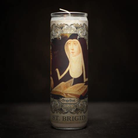 7 Day Candle Label St Brigid BrujoBros