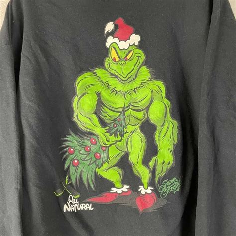 Vintage Muscle Grinch Vintage Sweatshirt Size Large Gem