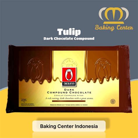 Jual Tulip Dark Chocolate Compound Kg Cokelat Tulip Dark Kg