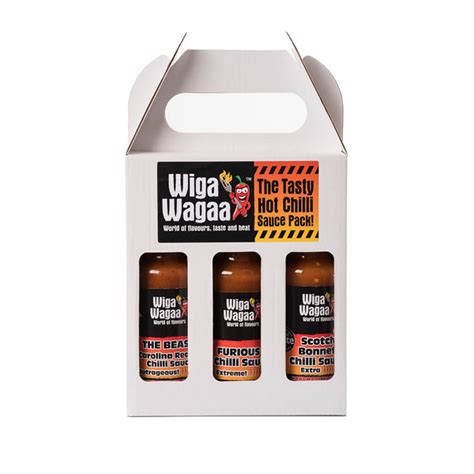 The TASTY HOT Chilli Sauce Pack Wiga Wagaa